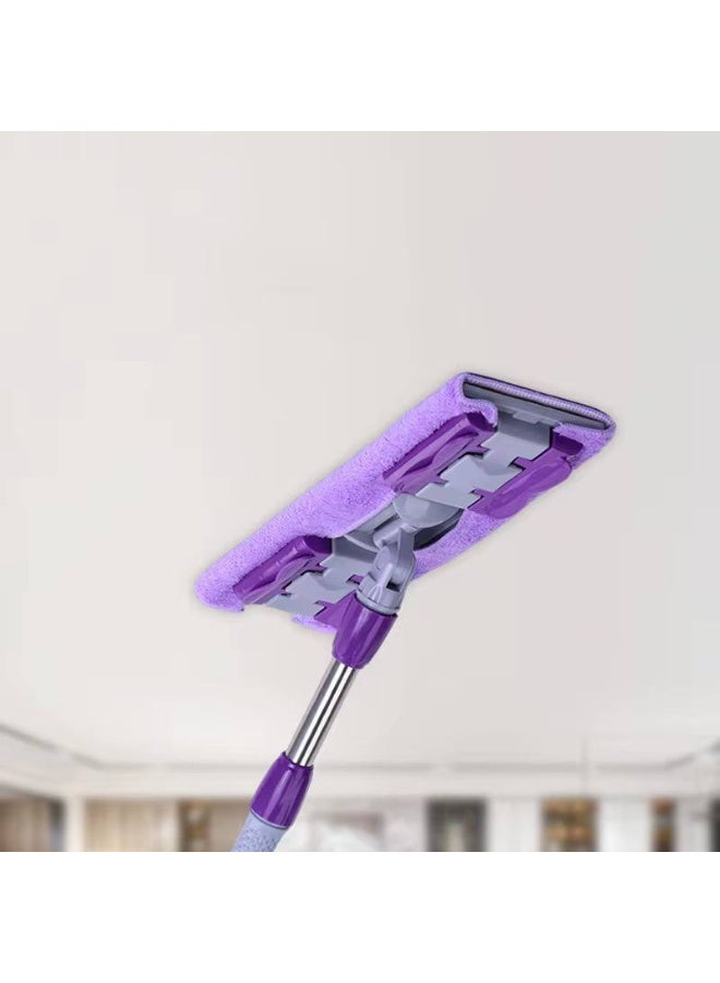 Microfiber clip-on mop with stainless steel handle + 2 replacements - Image 3